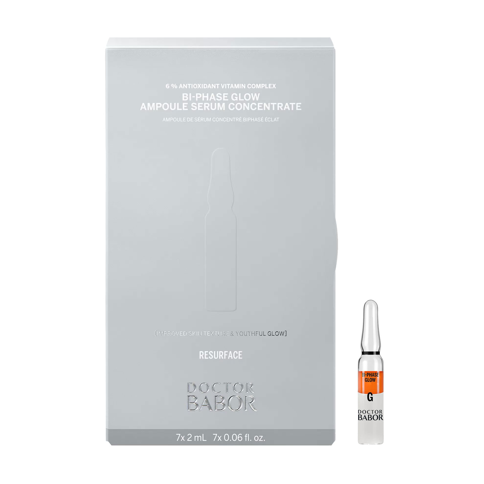 Двофазні ампули для обличчя Babor Doctor Babor Resurface Bi-Phase Glow Ampoule Serum Concentrate, 7*2 мл